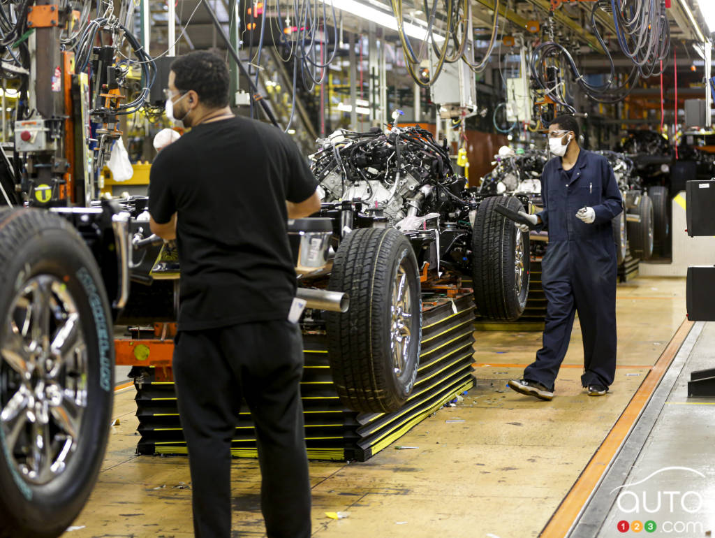 In a Ford plant in Michigan