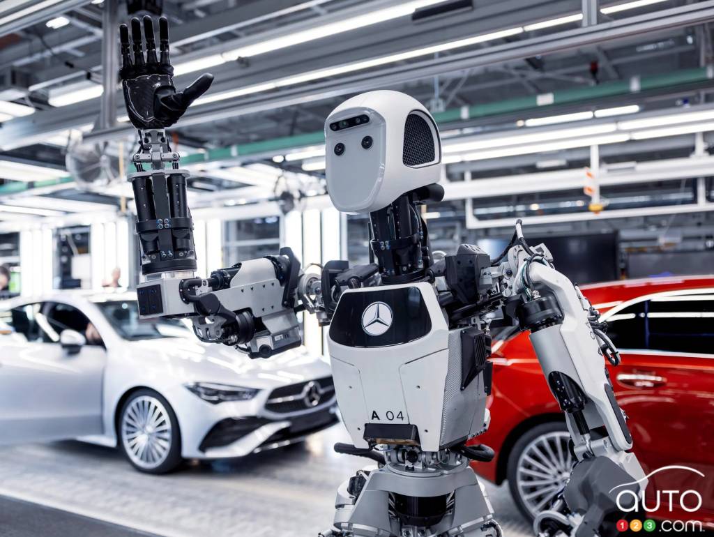 Le robot humanoïde développé pour Mercedes-Benz par Apptronik