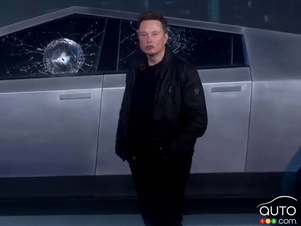Elon Musk, and his Cybertruck