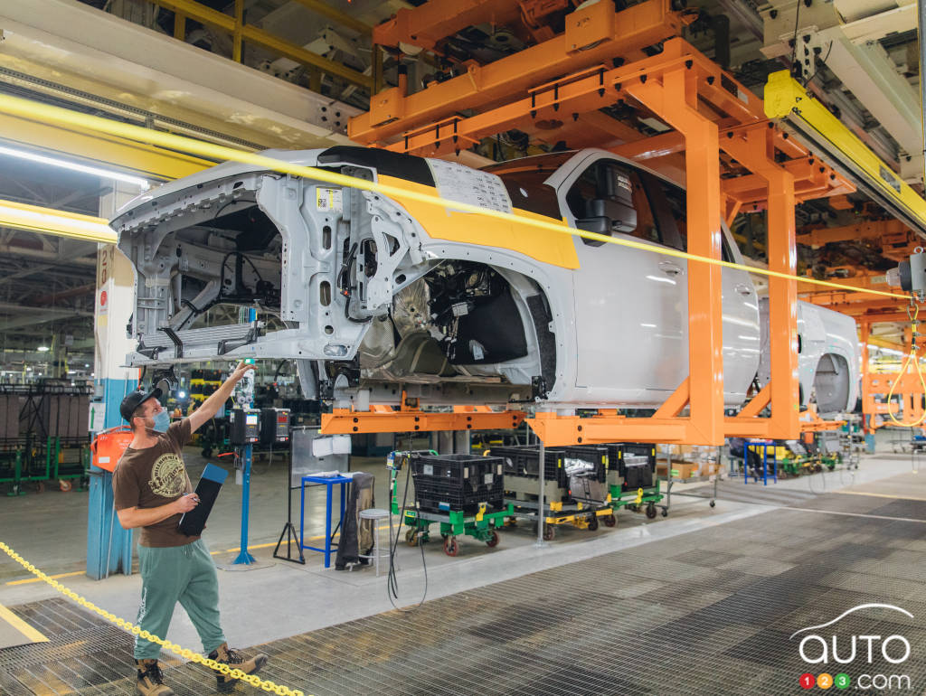 L'usine de camions de GM en Ontario