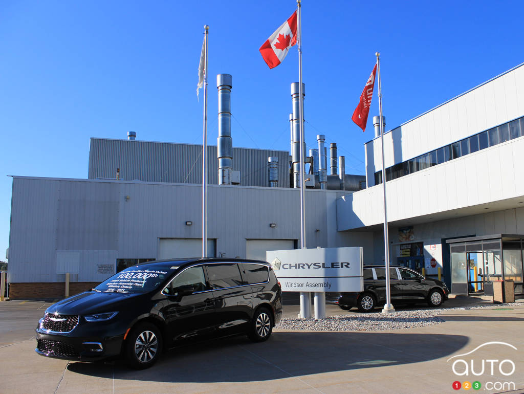 Stellantis' plant in Windsor, Ontario