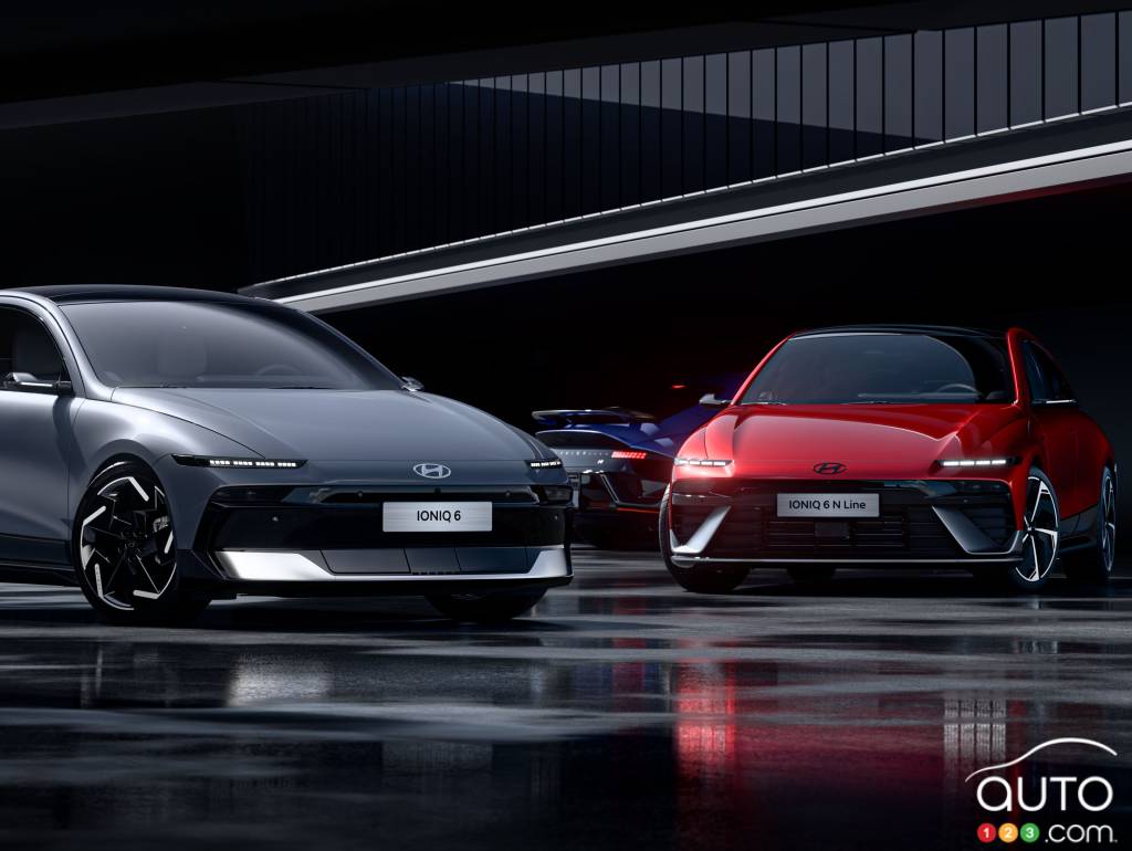 Les Hyundai Ioniq 6 et Ioniq 6 N Line 2026 (Corée du Sud)