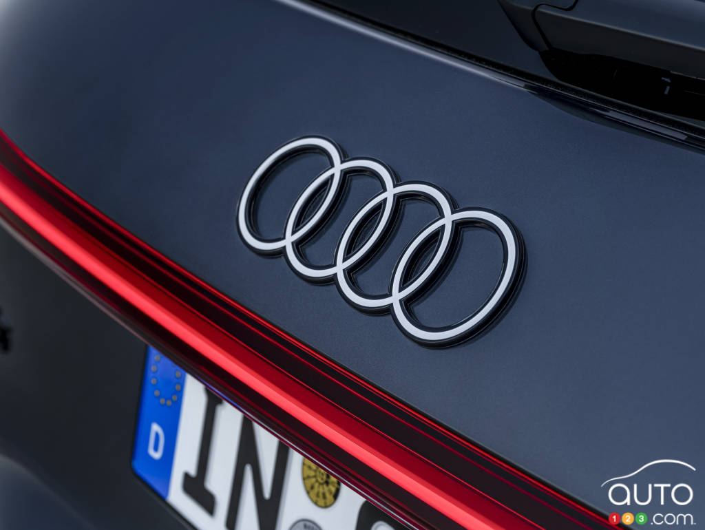 Audi logo on the Audi Q5