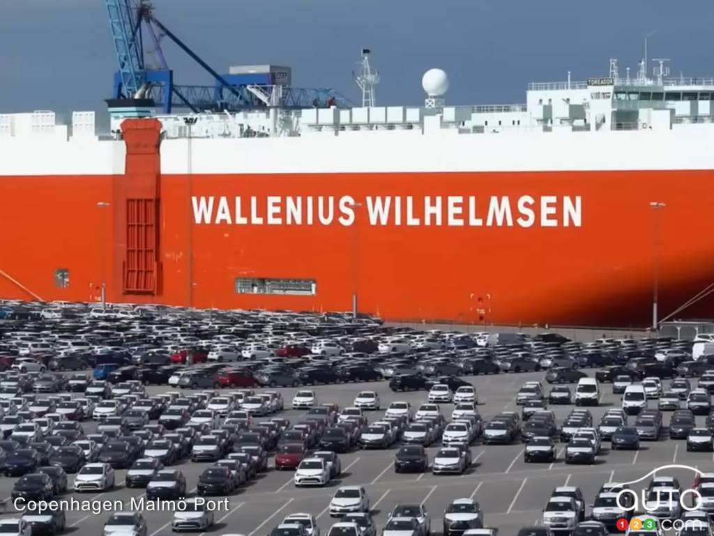 Les exportations européennes de véhicules vers les États-Unis pourraient être réduites de 200 000 unités en 2025.