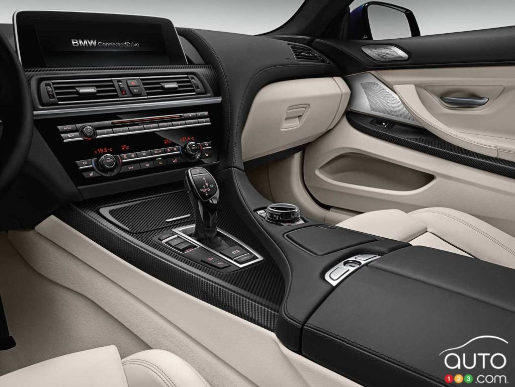 L'intérieur de la BMW série 6