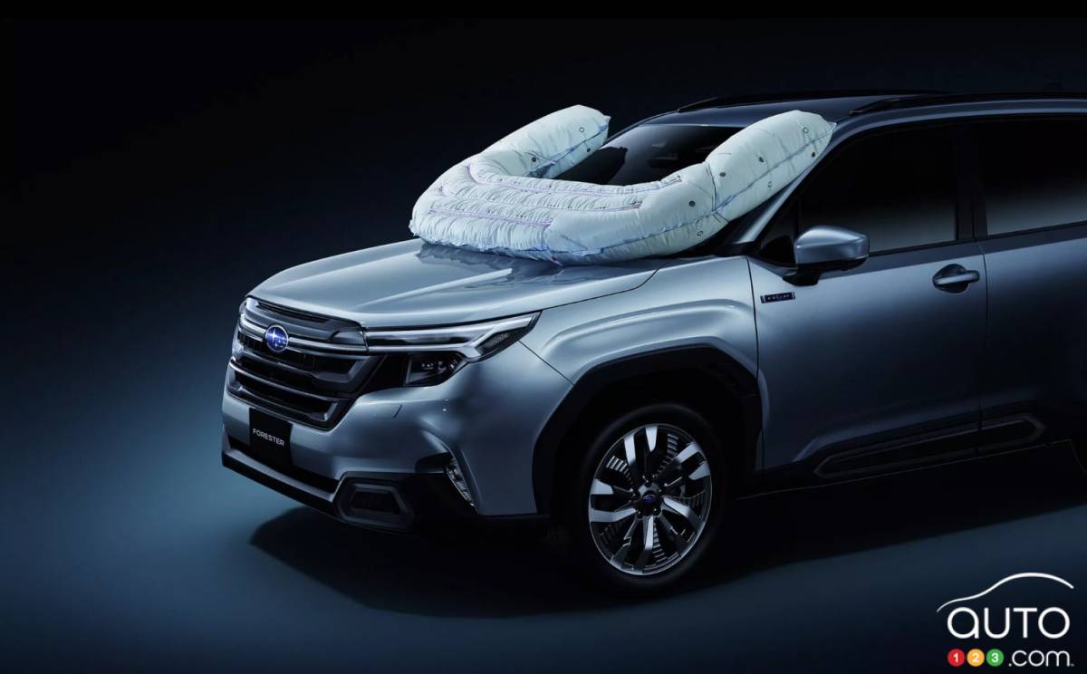 New Subaru Forester in Japan Has Exterior Airbag to Protect Cyclists