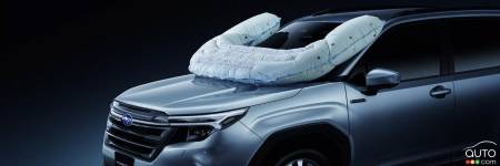 New Subaru Forester in Japan Has Exterior Airbag to Protect Cyclists