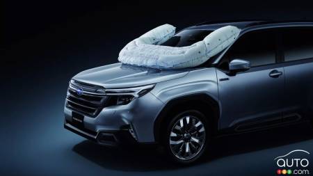 New Subaru Forester in Japan Has Exterior Airbag to Protect Cyclists