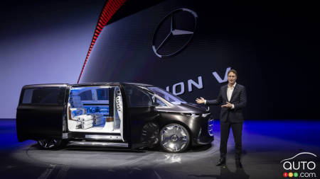 Mercedes Vision V : la fourgonnette la plus luxueuse du monde ?
