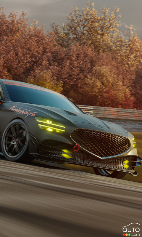 Nürburgring-Inspired Genesis G70 Track Day Special Concept Gets World Premiere in Canada