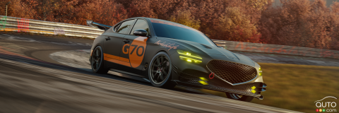 Nürburgring-Inspired Genesis G70 Track Day Special Concept Gets World Premiere in Canada