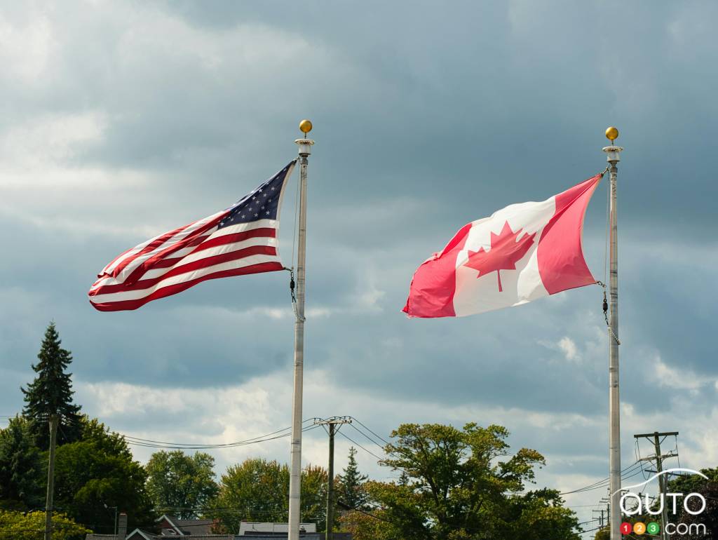 Sales of new vehicles were up in April in Canada, as the effects of tariffs loom.