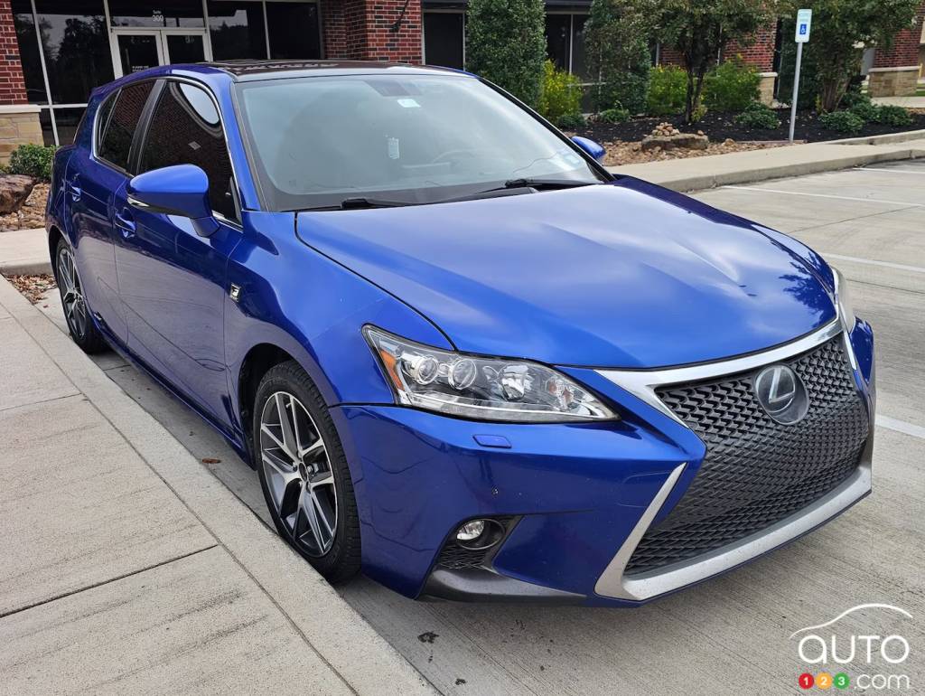 The 2014 Lexus CT 200h that has been driven for over 1 million miles