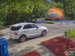 Truck Carrying Propane Tank Explodes on Residential Street in Illinois