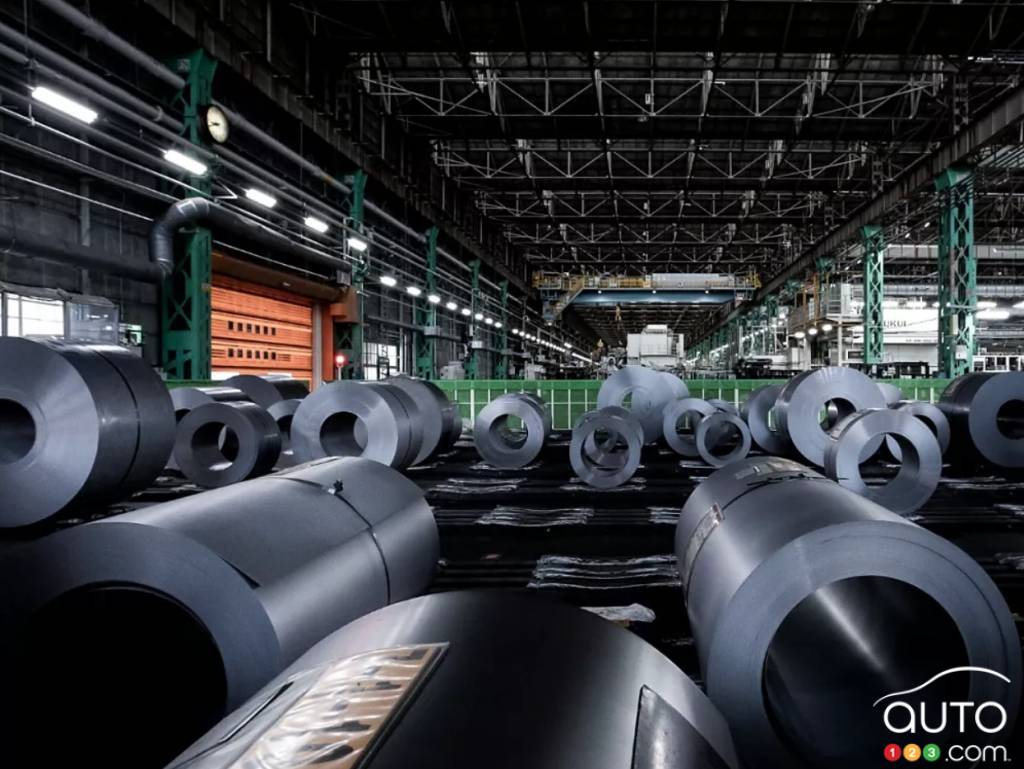 Inside a Toyota stamping plant in Europe