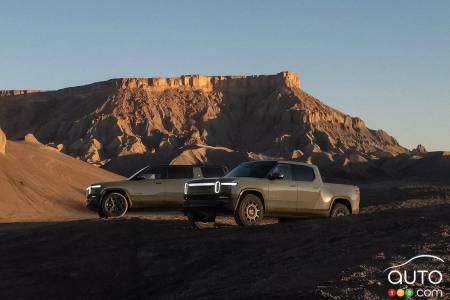 Rivian Launches 1,025-hp R1T and R1S Quad EVs in Canada