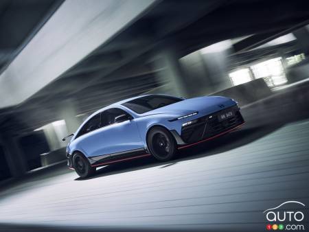 Hyundai dévoile la berline Ioniq 6 N