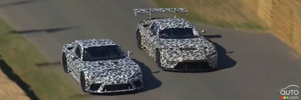 Toyota Lights Up Goodwood Festival of Speed with Two Camouflaged Prototypes