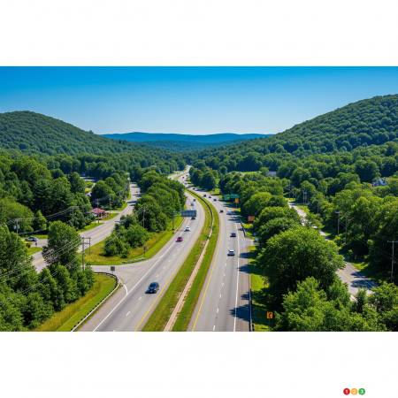 Une amende si vous roulez lentement à gauche au Connecticut