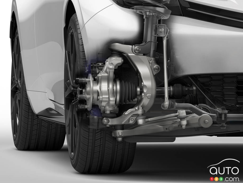 The new Honda Prelude will be fitted with the Civic Type R's dual-axis strut front suspension