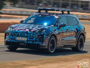 Le Porsche Cayenne électrique produirait de vrais sons de moteur V8