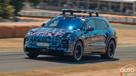 Le Porsche Cayenne électrique produirait de vrais sons de moteur V8