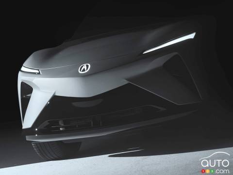 Acura Teases RSX Electric SUV Ahead of Monterey Reveal