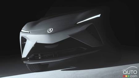 Acura Teases RSX Electric SUV Ahead of Monterey Reveal