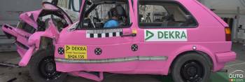 A 1989 Volkswagen Golf Was Subjected to a 2025 Crash Test – It Wasn’t Pretty