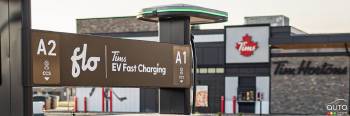 Flo Adding EV Chargers at 100 Tim Hortons Locations Across Canada by 2028