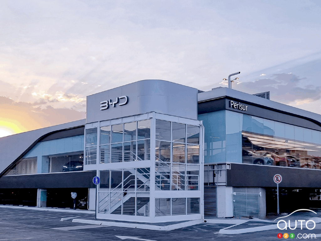 Une concession BYD à Mexico City