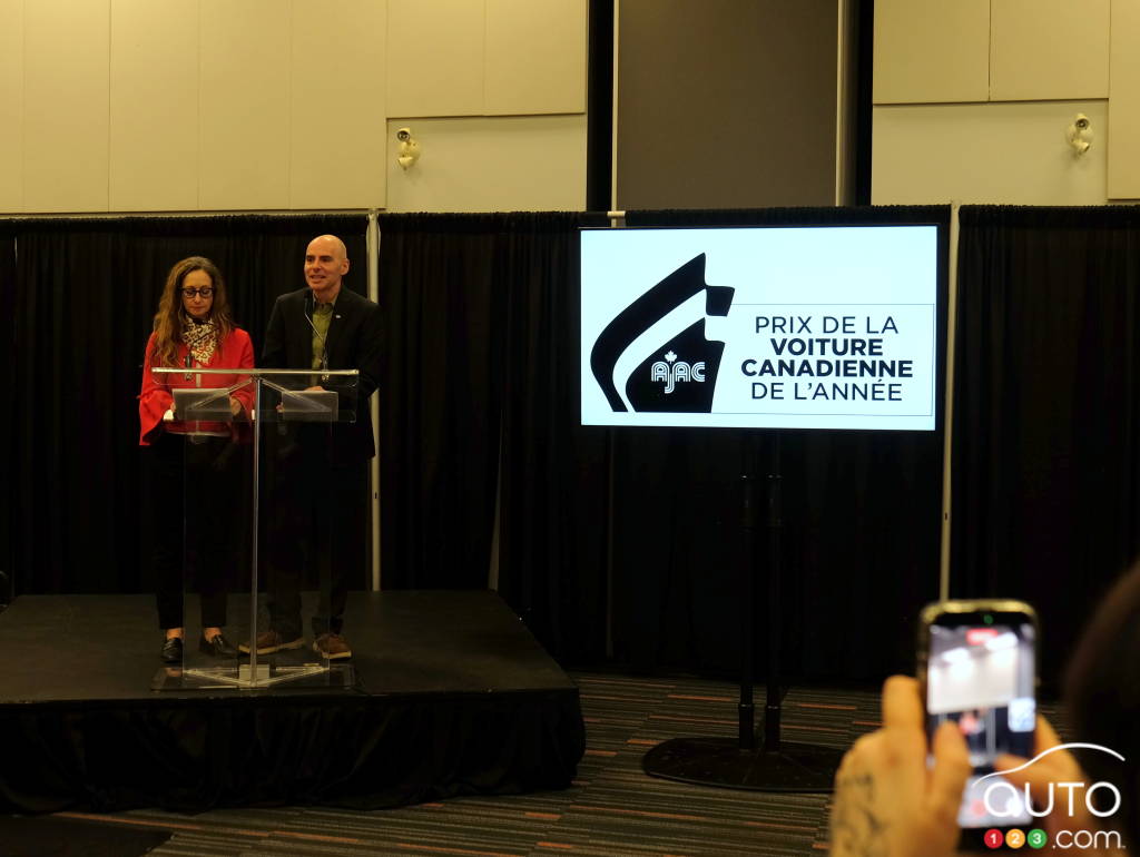 Isabelle Havasy et Jesse Caron de l'AJAC