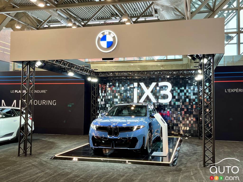 The 2027 BMW iX3, at the 2026 Montreal Auto Show