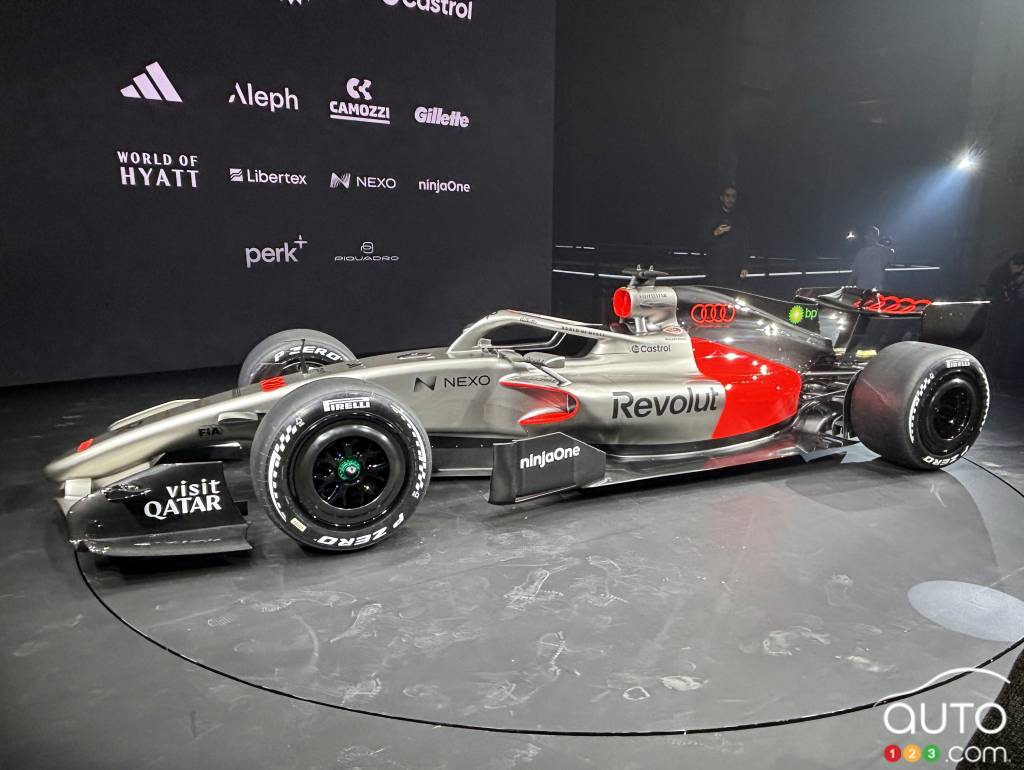 La voiture de l’écurie Audi Revolut F1 Team