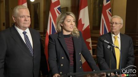 Un nouveau groupe de travail fédéral-ontarien pour orienter les politiques de l'industrie automobile