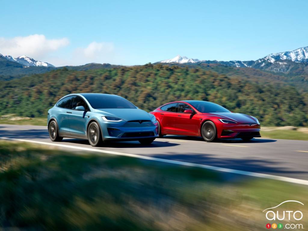 Les Tesla Model X et Model S