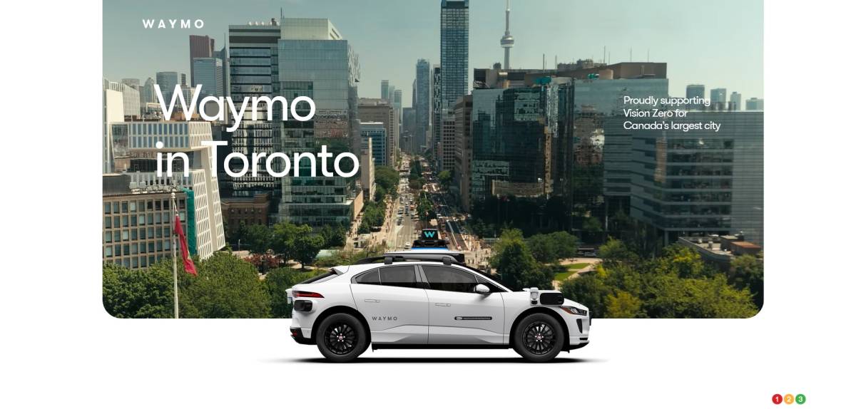 Les robotaxis de Waymo feront leur entrée au Canada à Toronto en 2028