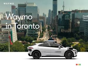 Les robotaxis de Waymo feront leur entrée au Canada à Toronto en 2028