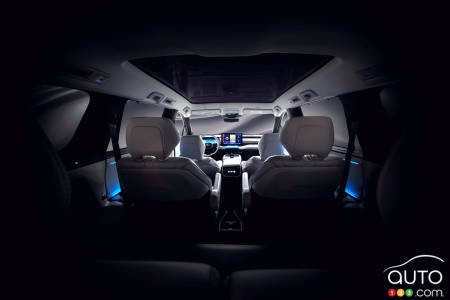 Toyota Teases Interior of New Three-Row Model