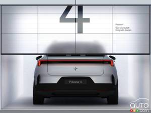 Polestar annonce une nouvelle variante du Polestar 4 … avec une lunette arrière