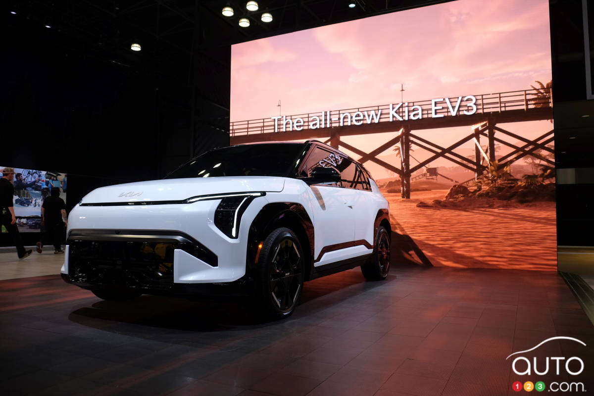 New York 2026 : le Kia EV3 2027 fait ses débuts en Amérique du Nord