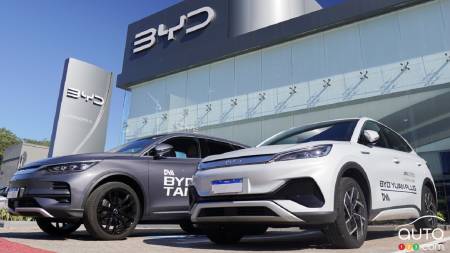 BYD prévoit 20 points de vente au Canada