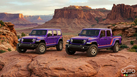 Jeep présente les Wrangler Rewind et Gladiator Rewind 2026