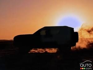 Voici une vue de profil du nouveau Nissan Xterra