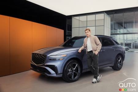 Lane Hutson, nouvel ambassadeur de marque de Genesis Canada