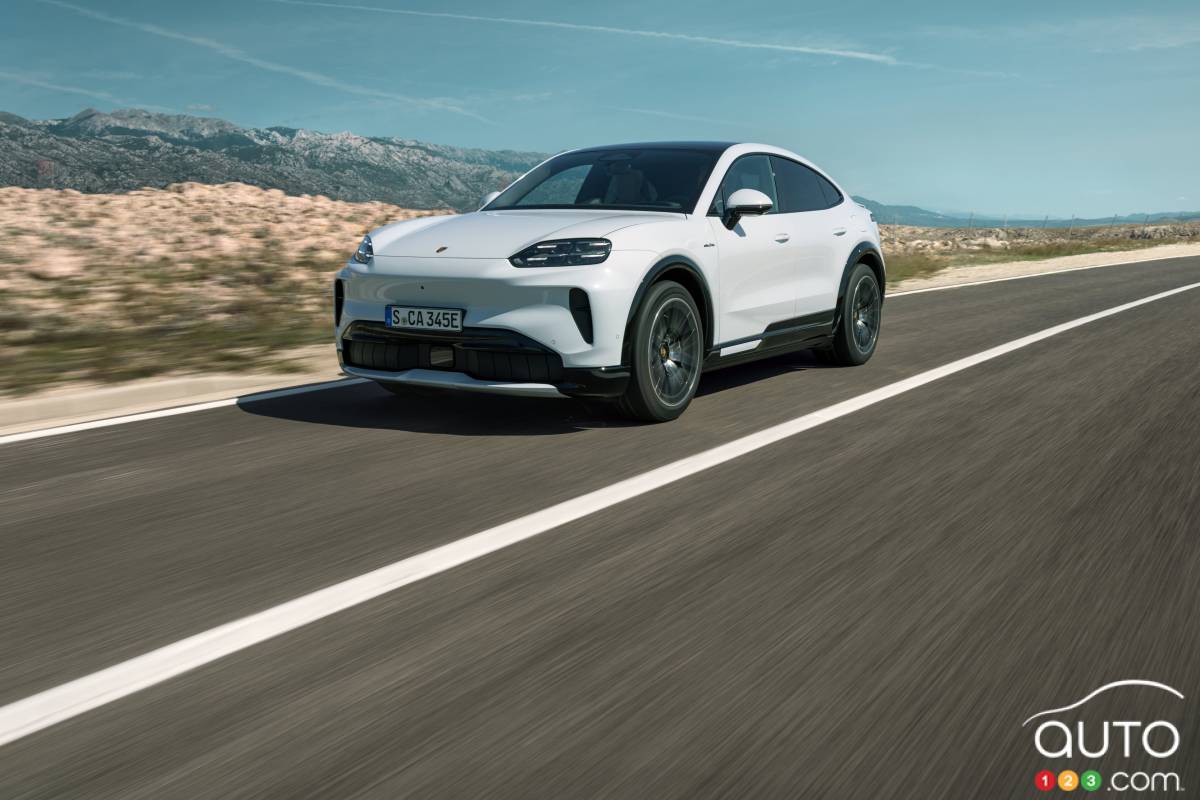 Porsche dévoile le Cayenne Coupé électrique 2026