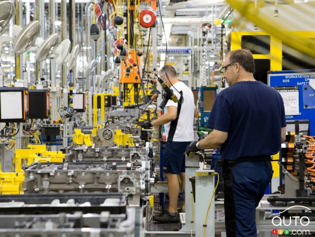 Inside GM's plant in St. Catharines,Ontario
