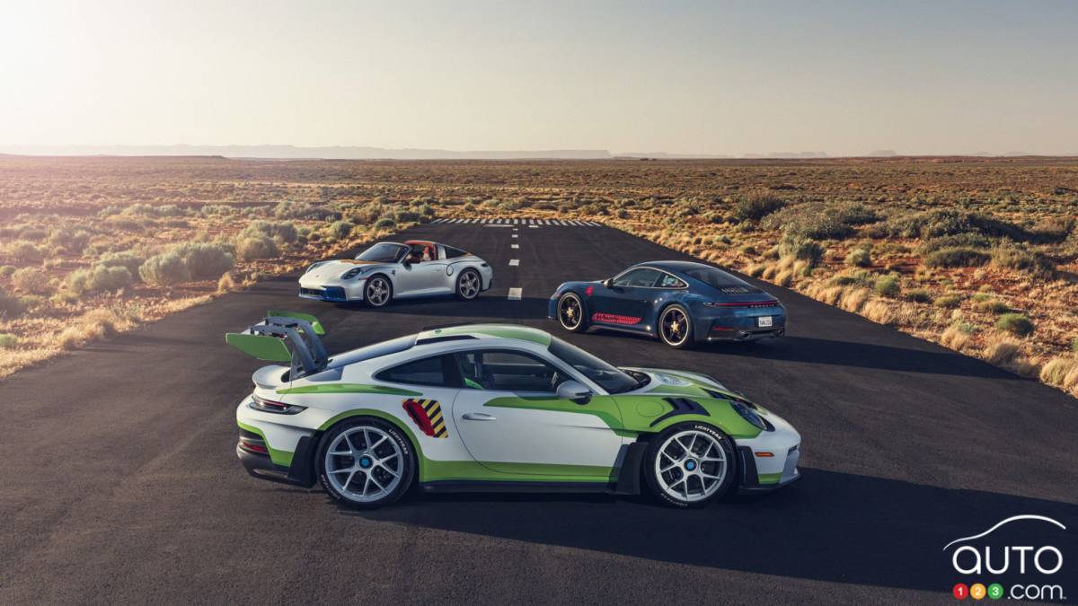 Trois 911 uniques aux couleurs Histoire de jouets