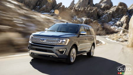 Ford rappelle un demi-million de VUS Expedition en raison d'un risque lié à la garniture intérieure