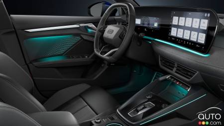 Le nouvel habitacle de l'Audi A3 passe à la haute technologie